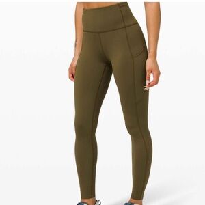 lululemon athletica Olive Green Leggings